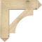 Ekena Millwork Westlake Arts and Crafts Rough Sawn Bracket w/ Offset Brace, Douglas Fir, 8"W x 28"D x 28"H BKT0806X28X28WTL03RDF - alternate 3
